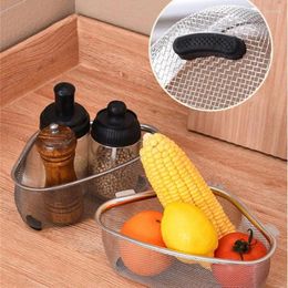 Kitchen Storage Innovative Sink Drainer Basket Multifunctional Colander Filter Fruit And Vegetable Cleaning