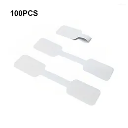 Jewellery Pouches 100Pcs Paper Price Tag Labels Lightness Ring Rectangle Sticker Rings