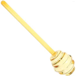 Spoons Honey Stirrer Fruits Jam Stirring Stick Household Coffee Sticks Pot Mixing Glass Rod Portable Long Handle Server