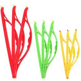 9pcs For Food Home Bag Clip Reusable Kitchen Snack 3 Sizes Random Colour Portable Sealing Clamp Keep Fresh Plastic With Handle 240329