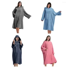 Towel Home Kitchen Coral Velvet Warm Windproof Absorbent Compress Beach Cloth Hooded Bathrobe Bath Washing Towels