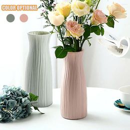 Decorative Figurines 1pc Plastic Shatterproof Flower Plant Pot Vase Study Room Home Wedding Decor Christmas Ornaments Xmas Gift Navidad 2024