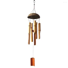Decorative Figurines Bamboo Wind Chimes Wooden And Coconut Bells