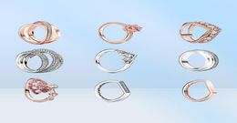 925 Sterling Silver Womens Diamond Ring Luxury Designer Ring Fashion Jewellery Rose Gold Love Wedding Engagement Rings For Women80291355650