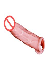 l12 toys Massagers Sex Adult Penis Extender Enlargement Reusable Penis Sleeve For Men Extension Cock Ring Delay Couples Product7792152