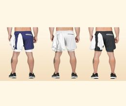 2021 Men Gym Shorts Running Workout Clothes For Men Quick Drying 2 in 1 Fitness Training Beach Sport Shorts Jogging Sweatpants8958486