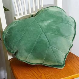 Pillow 3D Leaf Throw Decorative Plant Soft Plush Shaped Novelty Backrest Comfortable