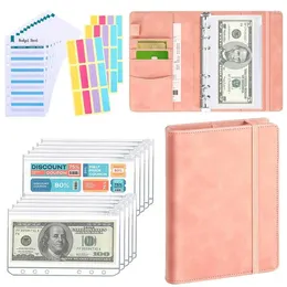 Storage Bags Cash Stuffing Envelopes Binder Savings With Money Saving Budget Book Waterproof Portable