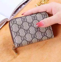 Classic Woman Wallets Designers Leather Long Wallet Coin Purses Flower Mens Womens Fashion Luxurys Handbags Famous Brand Holders Pocket With Box