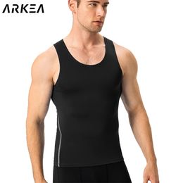 Men Compression Fitness Tights top Quick Dry Sleeveless High elasticity Gym Clothing Summer Mens Running Sport Vest 240409
