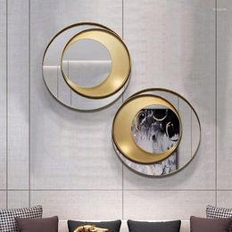 Decorative Plates Hallway Wall Decoration And Hanging Mirror Pendant Dining Room/Living Room