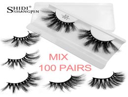 wholesale bulk 25mm mink lashes 20/30/40/50/100 pairs soft long false eyelashes natural y fake eyelash extension eye makeup2327915