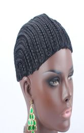 5pcslot Crochet Braids Hair Wig Cap Easy Sew In Cornrows Cap Elastic Crochet Braids Glueless Wig Braided Caps For Making Wigs4949404