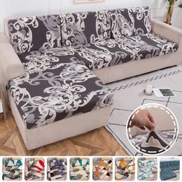 Chair Covers Printing Dust Proof Sofa Seat Cushion Stretch Furniture Protective For Dining Room Wedding Office Corner Slipcovers