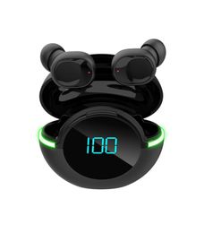 Y80 Whole Inear Earphones Portable Sport Mini LED Display Boat Headphones TWS Wireless Bluetooth Earbuds7042904