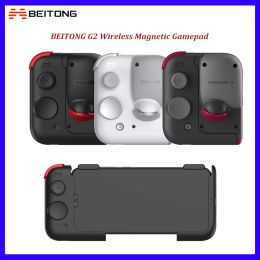 Gamepads Original BEITONG G2 Bluetooth Wireless Game Controller Magnetic Attraction Combination Gamepad for iOS Mobile Phone Peripherals