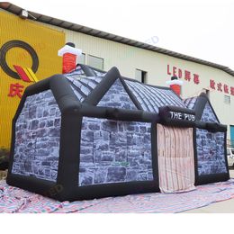 10mLx5mWx5mH (33x16.5x16.5ft) Free Ship Outdoor Activities portable inflatable pub bar tent durable club tent with blower for party and events business