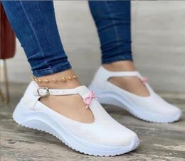 Sandals Female Flat Platform Flats Black Red Pink Lace Up Trendy 2021 Spring Summer Woman Casual Shoes Creepers Zapatos De Mujer8245568