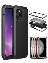 Armour 360 Full Protective For coque iphone 11 Pro 12 mini Max case Shockproof Metal Aluminium Doom Heavy Duty funda case Cover9398620