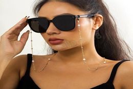 Trendy Beads Sunglasses Chains for Women Pearl Eyeglasses Holder Neckband Glasses Chain Lanyard Fashion Jewelry3513272