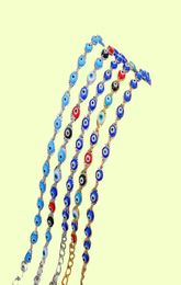 Crystal Bead Bracelet Bangles Enamel Gold Evil Blue Eye Bracelets For Women Lucky Turkish Eyes Jewellery Gifts7804060