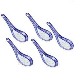 Spoons 5 Pcs Rice Spoon Japandi Dining Table Serving Multi-function Chinese Style Scoop