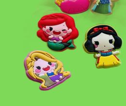 Ready Stock Girls Mermaid Soft Rubber Cute Shoe Accessories Decoration Buckle Jibbitz for Garden Charms Buttons Wholesale Fit Wristbands8349626