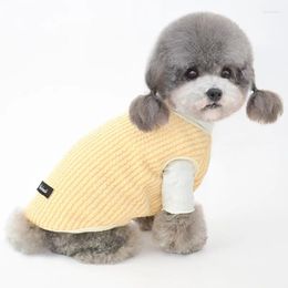 Dog Apparel Cat Clothes Winter Vest Coat Puppy Pet Jacket Outfit Yorkshire Poodle Bichon Pomeranian Schnauzer Costume Clothing