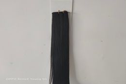 Flat Weft Black Color 100grams 1pcs Double Drawn New Hair Style Virgin Remy Hair Weft7851271