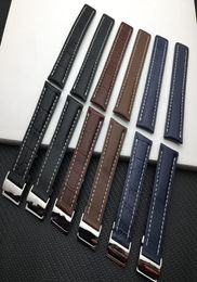 Luxury Genuine Leather Watch Band Watchband For Strap For Navitimer World Avenger/navitimer Belt 22mm 24mm3146775