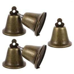 Party Supplies 5pcs Portable Cattle Bells Retro Horse Hanging Pet Bell Pendants (Bronze)