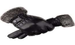 Fashion Design Thicken Black Warm Washing Leather Gloves Business Working Touchscreen Glove for Mens Christmas Gift5006459