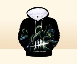 Men039s Hoodies Sweatshirts 3D Print Dead By Daylight Death Is Not An Escape Unisex Clothes MenWomen039s Long Sleeve Stre6749780