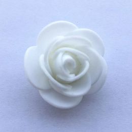 Decorative Flowers 100pack/lot Elegant Rose Decoration For Touch Of Luxury In Home Long-lasting Durability Artificielle Capitules Pure White