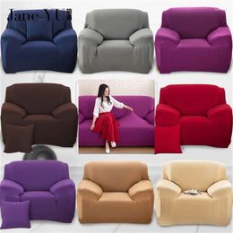 Chair Covers JaneYU Modern Sofa Cover All-inclusive Slip-resistant Towel Elastic Corner Sectional Spandex Slipcover