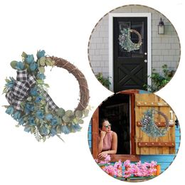 Decorative Flowers Wreath Colourful Artificial Wildflower Summer Home Farmhouses Versatile Christmas Decorations For Cabinets