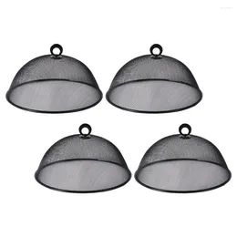 Mugs 4Pcs Mesh Food Cover Stainless Steel Dome Protector Screen Tent