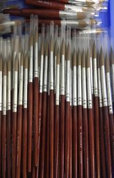 Acrylic Nail Brush Round Sharp 12141618202224 High Quality Kolinsky Sable Pen With Red Wood Handle For Professional Painting4942435