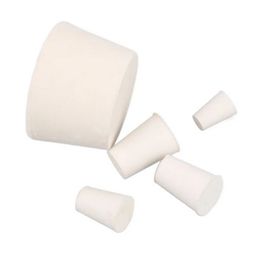 29*22*28/33*25*28/46*38*30/56*46*34mm White Rubber Elastic Stopper Bungs Laboratory Tube Conical Sealing End Plug Water Pipe Exh