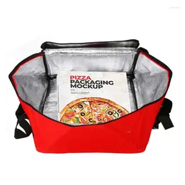 Storage Bags Pizza Delivery Bag 16in Insulated Grocery Pouch Catering Supply Carrier For Food Warmer