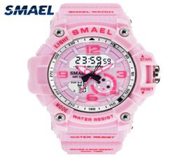 SMAEL Woman Watches Sports Outdoor LED Watches Digital Clocks Woman Army Watches Military Big Dial 1808 Women Watch Waterproof6710239