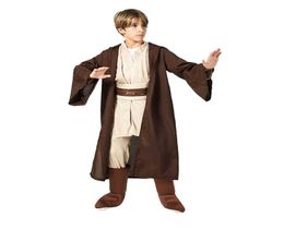 Boys Jedi Warrior Movie Character Cosplay Party Clothing Kids Child Fancy Halloween Purim Carnival Costume Q09102050310