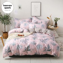 Bedding Sets Cotton Floral Sustainable Home Textiles Kids Duvet Cover Set Bed Sheets And Pillowcases Sabanas Posciel 160x210