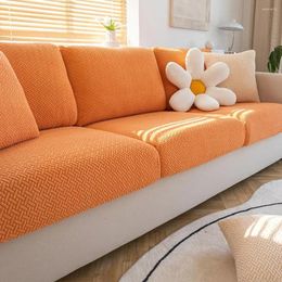 Chair Covers Sofa Cushion Washable Slipcover Non-deformable Minimalist Solid Color Removable Cover Home Supply