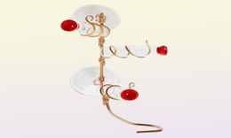 Other Bird Supplies 1pcs Window Hummingbird Feeder Sweet Feeders Creative Animal Suction Cup Feeding Glass Decoration8665508