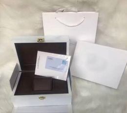 Quality White Watch original Box Gift Case For IWC Boxes Watches Booklet Card Tags And Papers In English Watches Boxes5471620