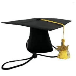 Dog Apparel Fun Pet Hat For Events Adjustable Graduation With Tassel Cats Dogs Cosplay Collar Accessories Party Pos