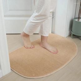 Bath Mats Solid Colour Bathroom Floor Mat Toilet Non-slip Household Absorbent Foot Pad Dirt-resistant Thickened