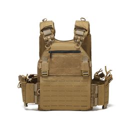 Quick Release Tactical Vest Hunting Men Plate Carrier Chest Rig Military Combat Armour Vests Outdoor CS Training Airsoft Vest