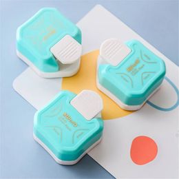 New 3 In 1 Plastic Punching Machine R4 R7 R10 Card Paper Hole Punch Circle Pattern DIY Paper Cutter Card Scrapbooking Punch